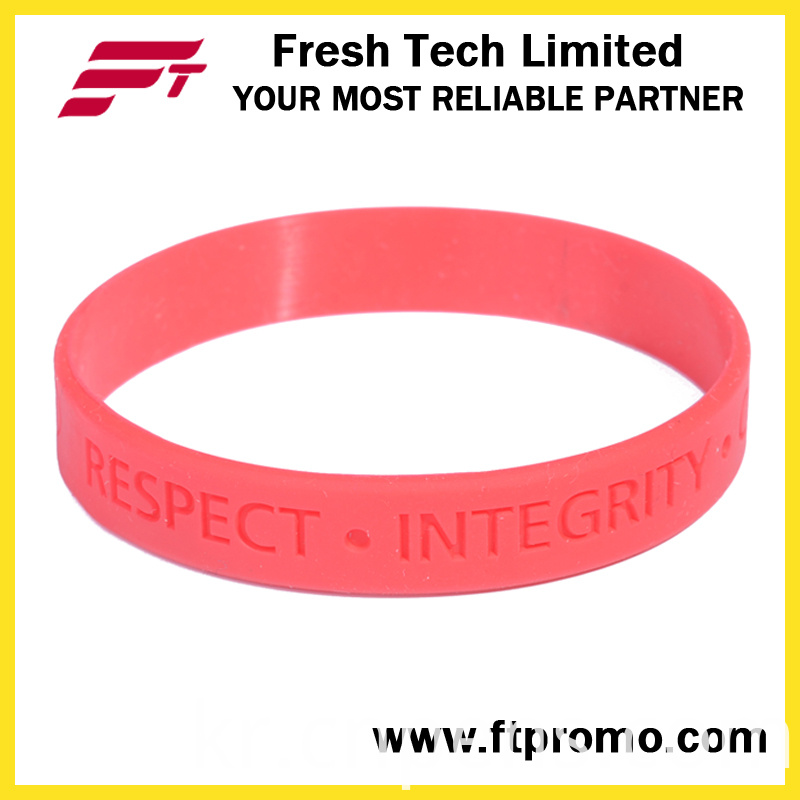 Promotional Sports Silicone Wristband with Custom Design